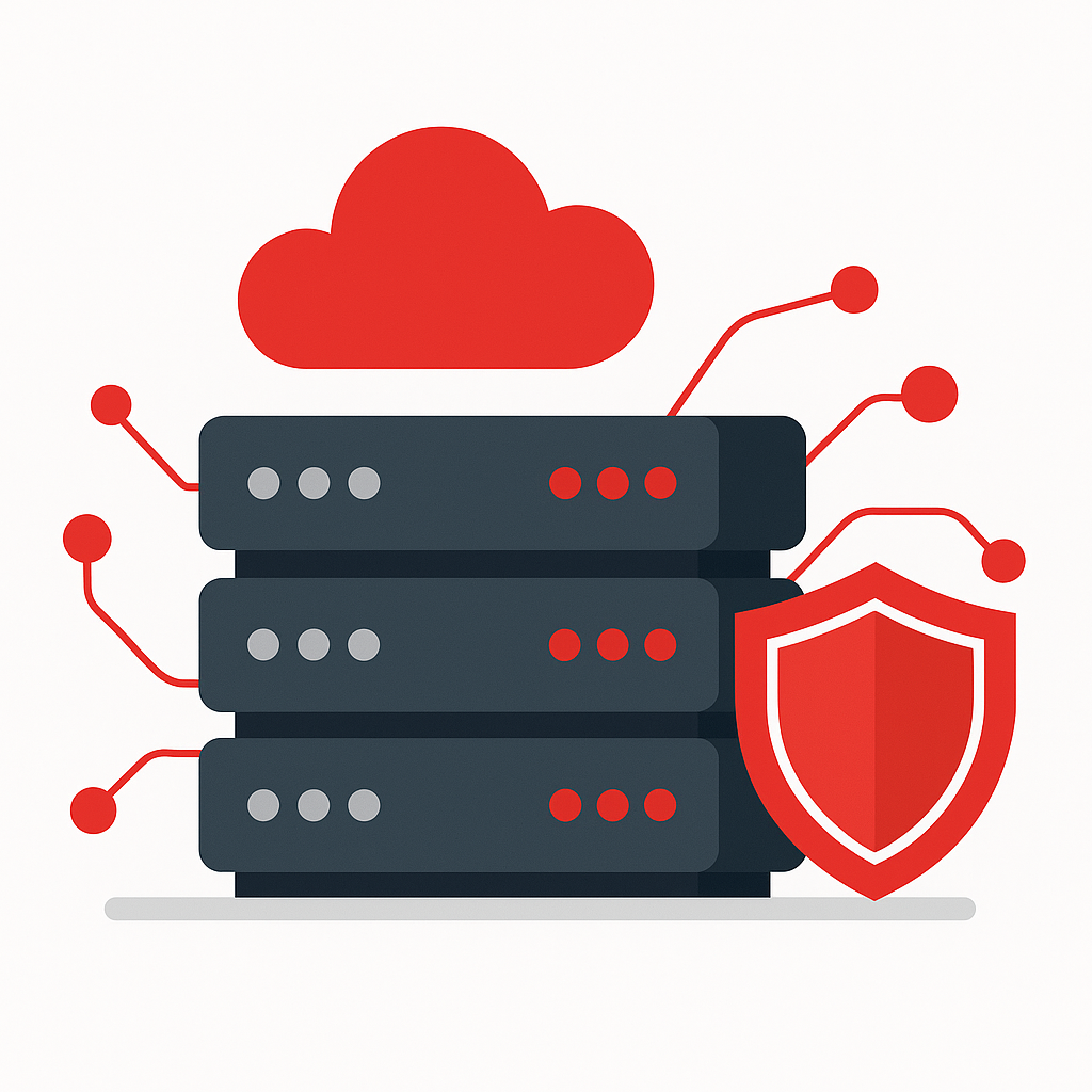 VPS hosting server illustration for Red5Server